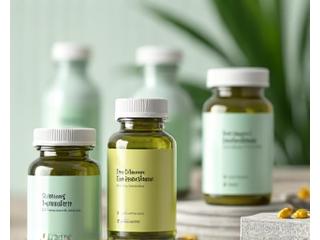 Vitaminske i mineralne tablete u bocicama na stolu